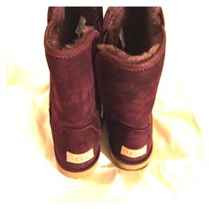 Burgundy UGG Boots